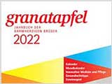  Das Bild zeigt das Granatapfel–Jahrbuch der Barmherzigen Brüder 2022.