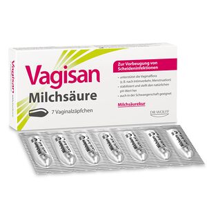 Vagisan Milchsäure Vaginalzäpfchen 7 St