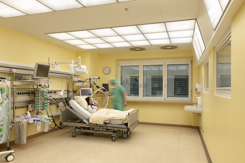 Lichtinstallierung Intensivstation