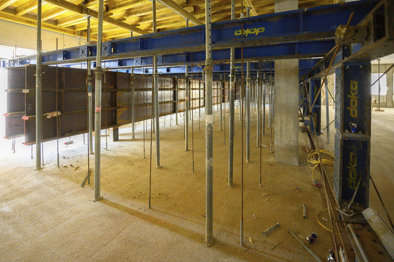 (C) Thomas Hude, Thomas Hude Fotograf Thomas Hude, Krankenhaus der Barmherzigen Brüder St. Veit/Glan, 7.3.2022, Gleichenfeier, Zubau