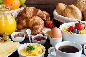 Frühstückstisch