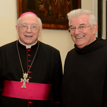 Frater Paulus Kohler OH mit dem Nuntius.