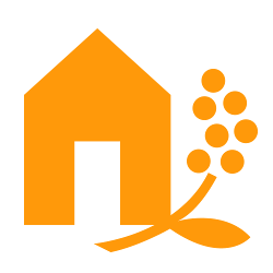 Haus / Barmherzige Brüder LInz Das Bild zeigt ein Icon eines Hauses.