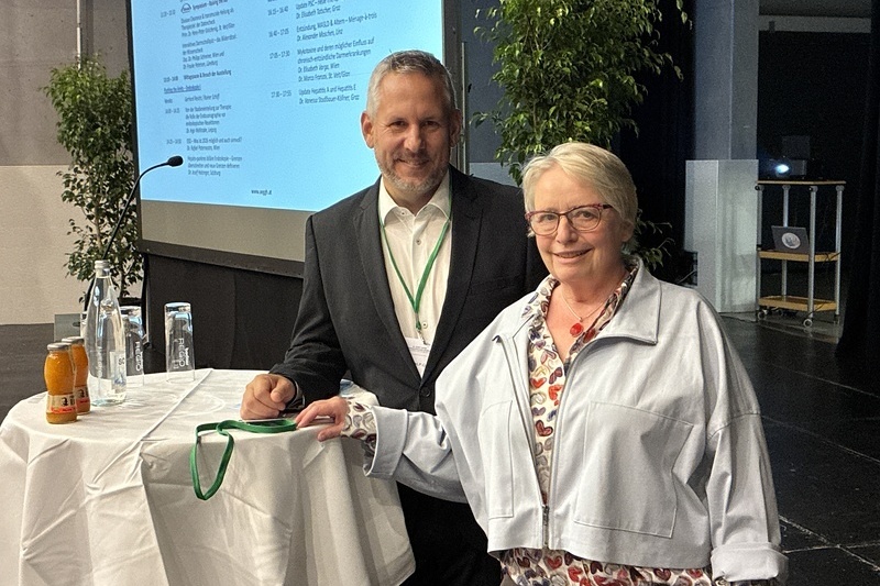 Dr. Frauke Petersen aus Lüneburg mit Prim. Dr. Hans Peter Gröchenig