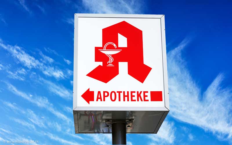 Das Bild zeigt das Logoe einer Apotheke.