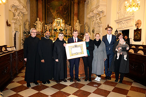 Dir. Adolf Inzinger zum Ehrenbruder ernannt