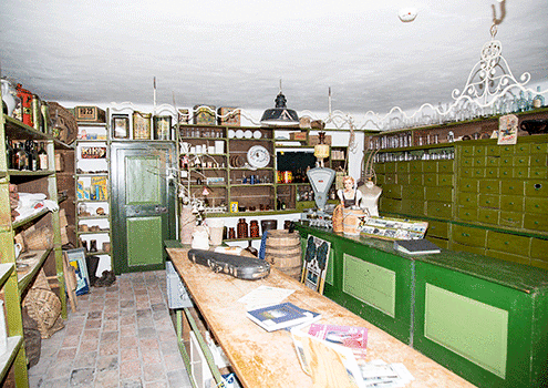 Verkaufsraum der ehemaligen Krämerei
