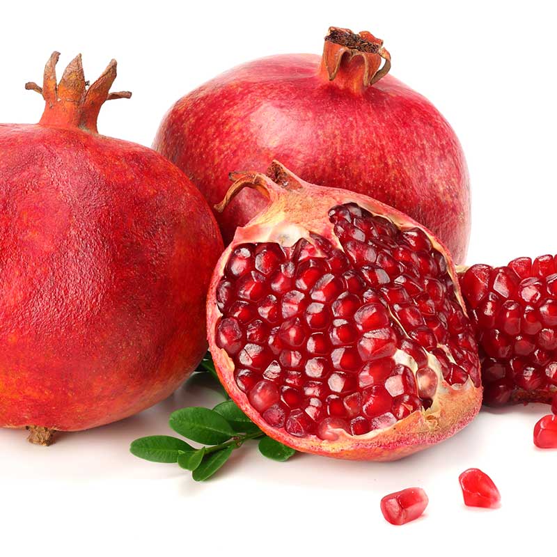 Das Bild zeigt einen Granatapfel.