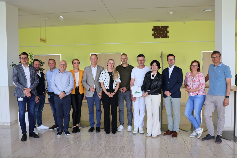 Gruppenfoto EMAS / Barmherzige Brueder Gruppenbild EMAS Audit Abschluss