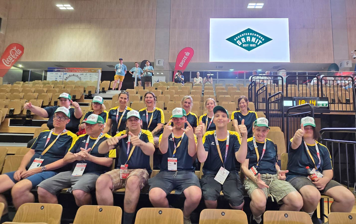 Team / Barmherzige Brueder Das Team freute sich sehr auf die Nationalen Sommerspiele.