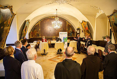 Verleihung EMAS-Zertifikate durch Klimaschutzministerin Gewessler an Barmherzige Brüder