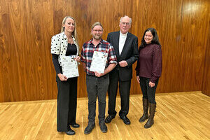 Die steirischen Preisträger der Barmherzigen Brüder mit Bischof der Diözese St. Pölten Alois Schwarz.