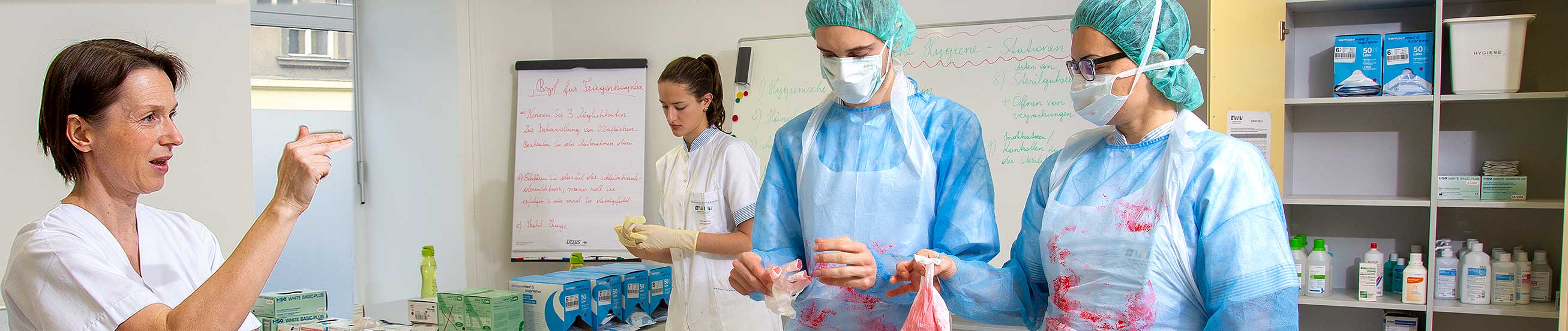 Unterrichtseinheit an der Pflegeakademie der barmherzigen Brüder Wien