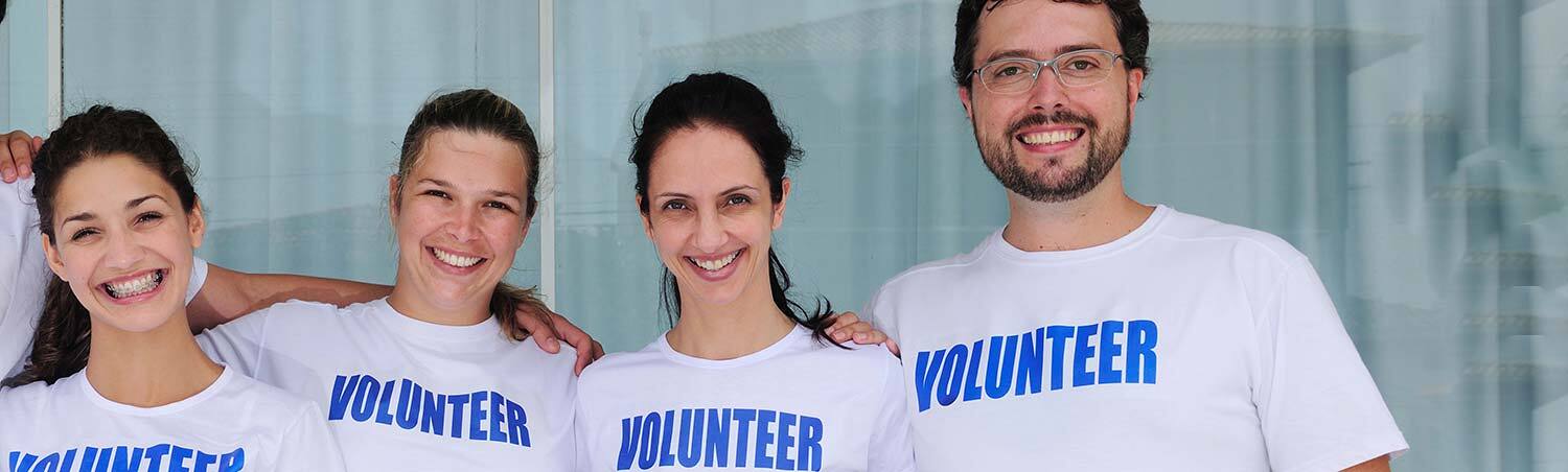 Das Bild zeigt ehrenamtliche Mitarbeitende.