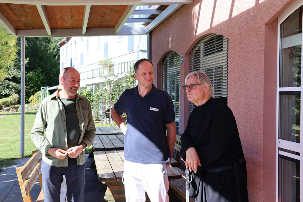 Der Besuch der Therapiestation für Drogenkranke WALKABOUT war ihm ein besonderes Anliegen.