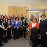 Viele Mitarbeiter waren gekommen. Auch unter den Gästen: Pflegedirektorin, Mag. Therese Lutnik, MSc, MAS (2.v.rechts)