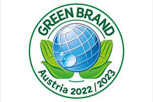 Das Bild zeigt das Logo Green Brands Austria.