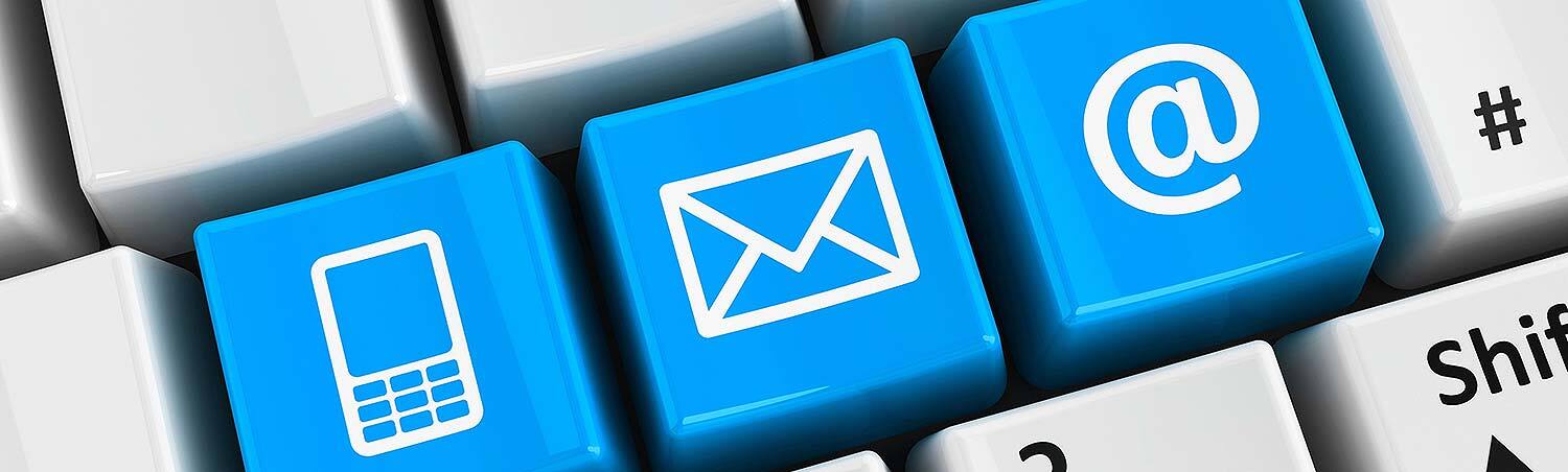 Das Bild symbolisiert die Kontaktmöglichkeiten zum Orden.