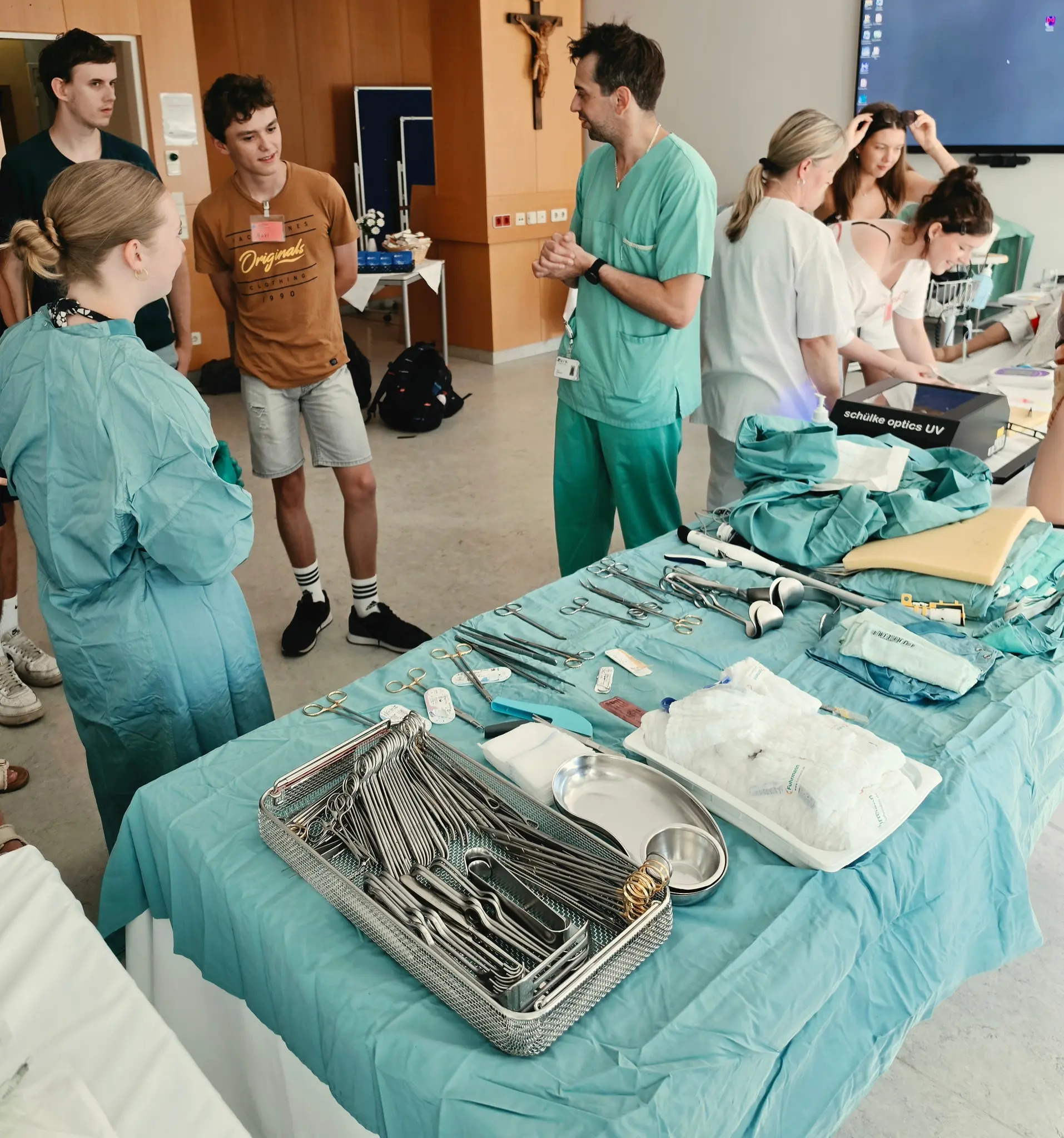 Praxistag im Krankenhaus St. Veit