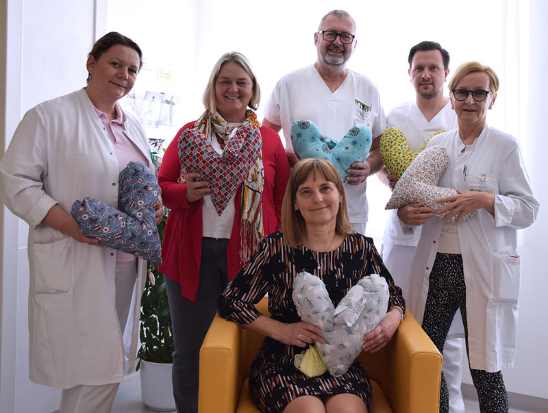 Übergabe Herzkissen / KH BB Eisenstadt