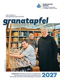 Das Bild zeigt den Cover des Granatapfel Jahrbuchs 2027.