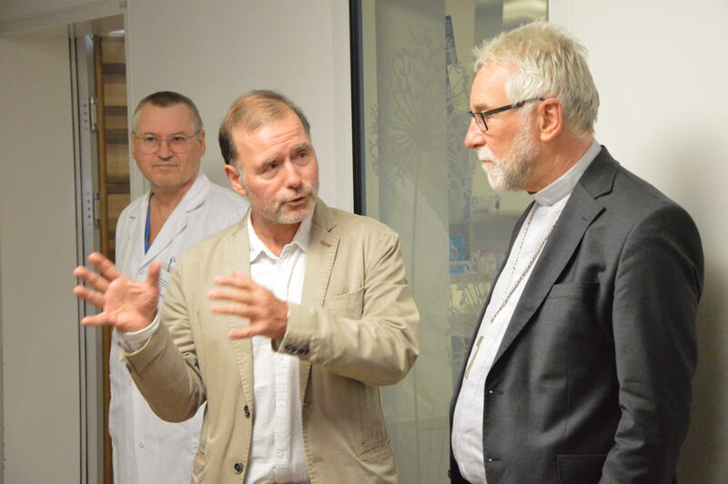 Langjährige Mitarbeiter Ehrungen, Besuch Bischof Dr. Josef Marketz, Elisabethinen Krankenhaus Klagenfurt