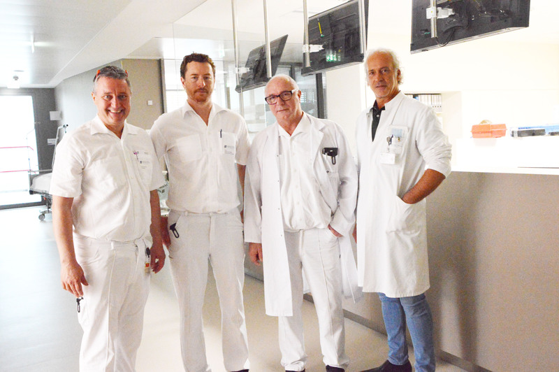 Prim. Priv.-Doz. Dr. Michael Zink, D.E.A.A, EOA Dr. Baumgartner, OA Dr. Rumpf und ÄD Prim. Univ.-Prof. Dr. Jörg Tschmelitsch FACS / Barmherzige Brüder Prim. Priv.-Doz. Dr. Michael Zink, D.E.A.A, EOA Dr. Baumgartner, OA Dr. Rumpf und ÄD Prim. Univ.-Prof. Dr. Jörg Tschmelitsch FACS