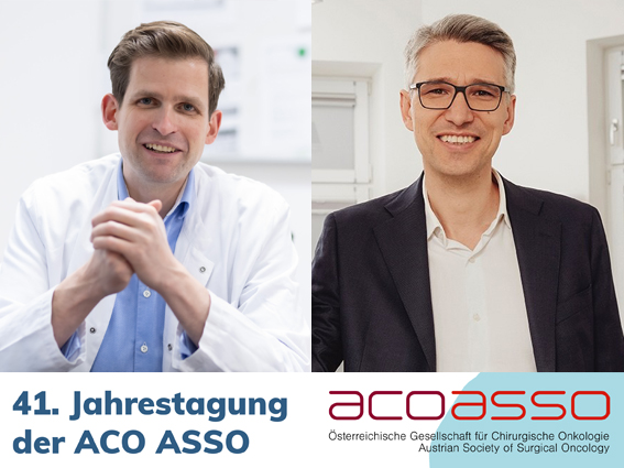 Prim. Prof. Dr. Felix Aigner, MBA FEBS FACS, Leiter der Chirurgie im Krankenhaus der Barmherzigen Brüder Graz und Prim. Priv. Doz. Dr. Stefan Riss, FRCS, Leiter der Chirurgie im Krankenhaus der Barmherzigen Brüder Wien