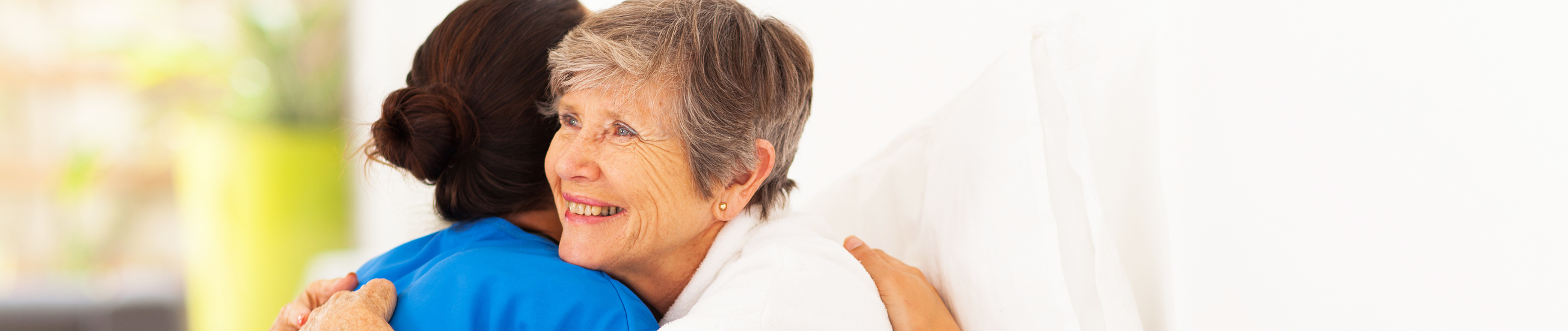 Umarmung Patientin Pflege