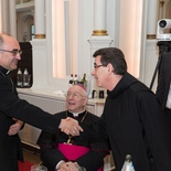 Bischof Wilhelm Krautwaschl, Nuntius Dr. Peter Stephan Zurbriggen und Pater General Jesus Etayo Arrondo