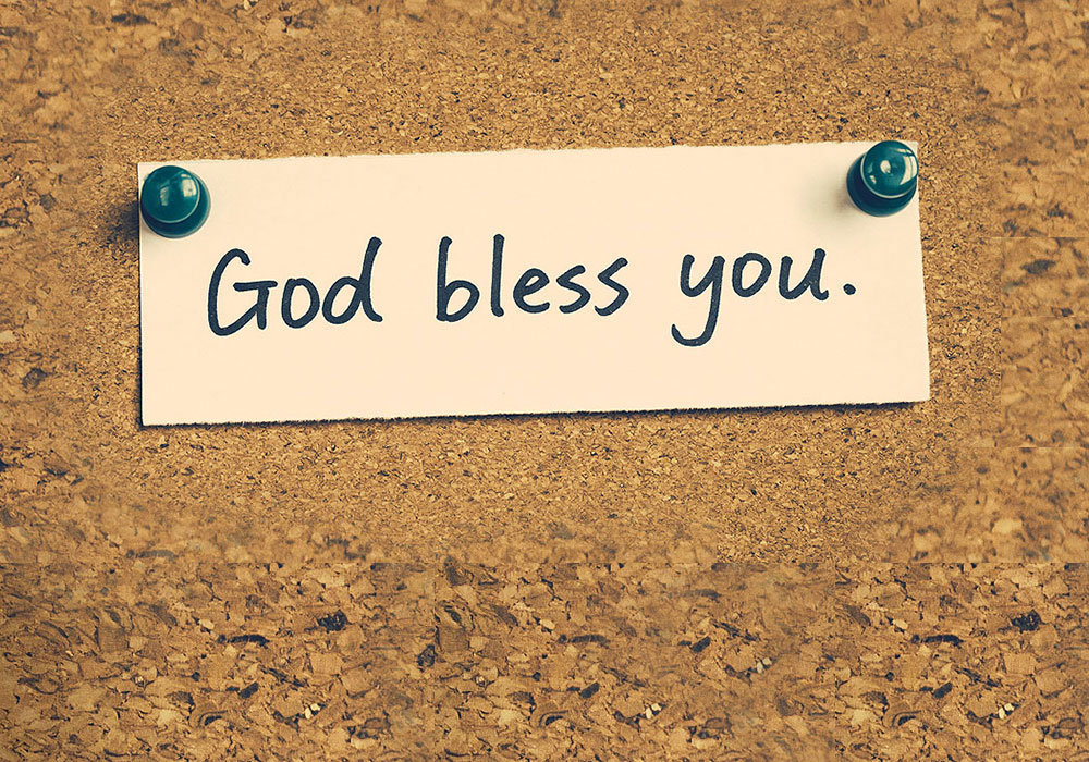 Symbolbild 'God bless you'