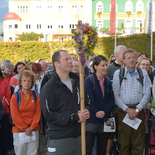 Auch die Kollegiale Führung des Wiener Krankenhauses war dabei (rechts im Bild) - die drei waren per pedes nach Mariazell gekommen.