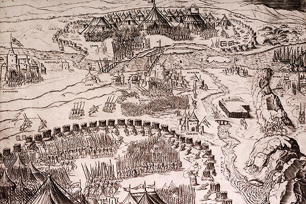 Belagerung Wiens 1529 / Newberry Library, Public domain, via Wikimedia Commons Das Bild zeigt die Belagerung Wiens 1529.
