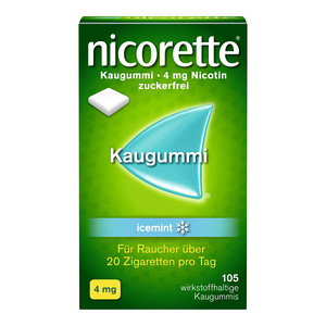 Nicorette Kaugummi Icemint 4mg 105 ST