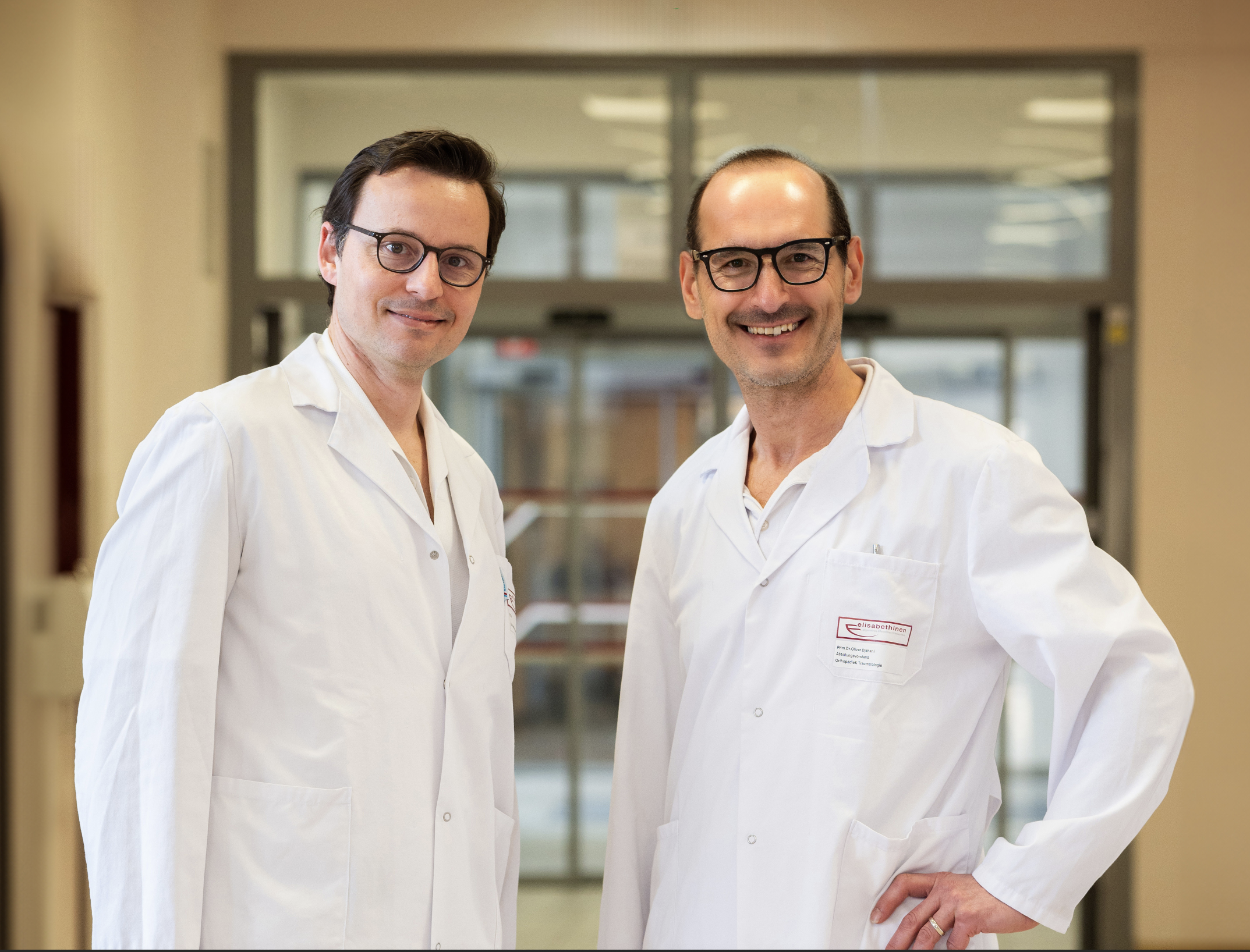 Prim. Dr. Djahani und EOA Dr. Leitner