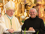 Nuntius Dr. Peter Stephan Zurbriggen und Pater Prior Paulus Kohler
