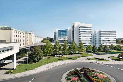 Das Bild zeigt das Klinikum Wels-Grieskirchen