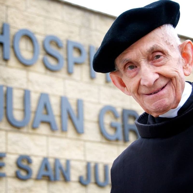 Das Bild zeigt Frater Adriano Del Cerro Sánchez.