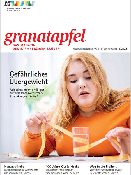 Das Bild zeigt das Cover des Granatapfel Magazins 6/2022.