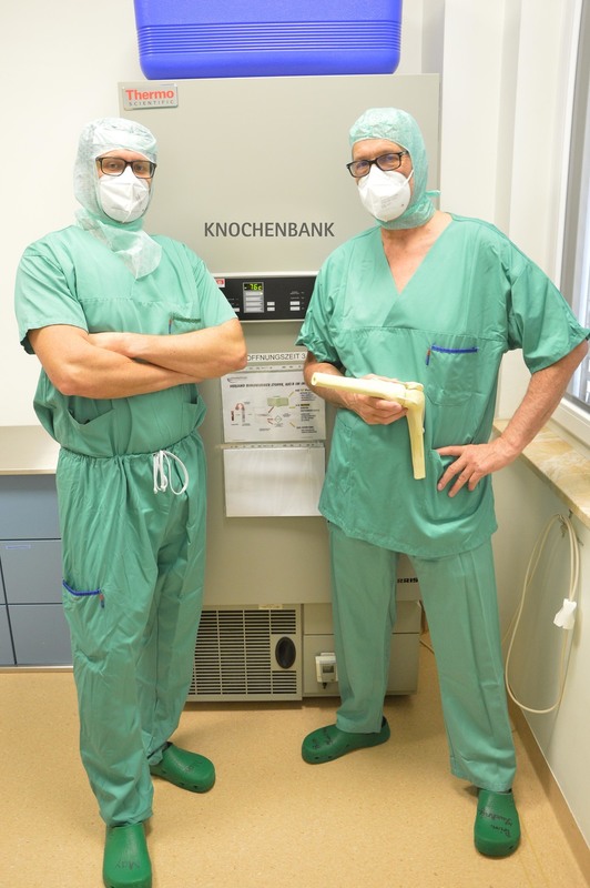 OA Dr. Peter Mayer und Prim. Dr. Manfred Kuschnig
