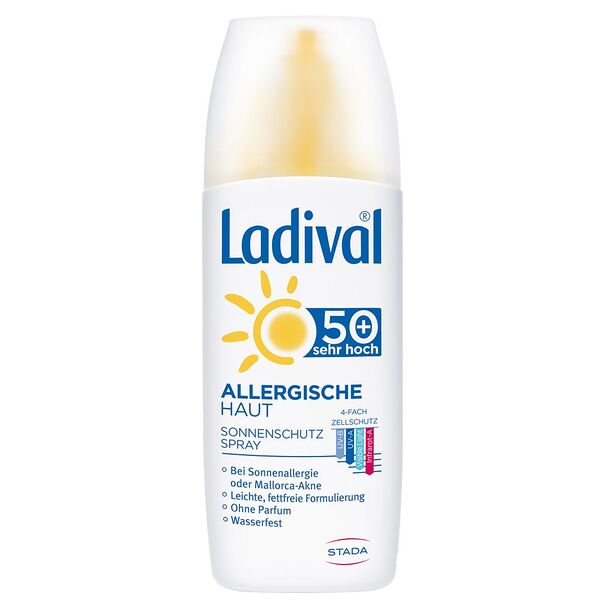 Ladival Allergische Haut Sonnenschutzspray LSF 50+, 150 ml