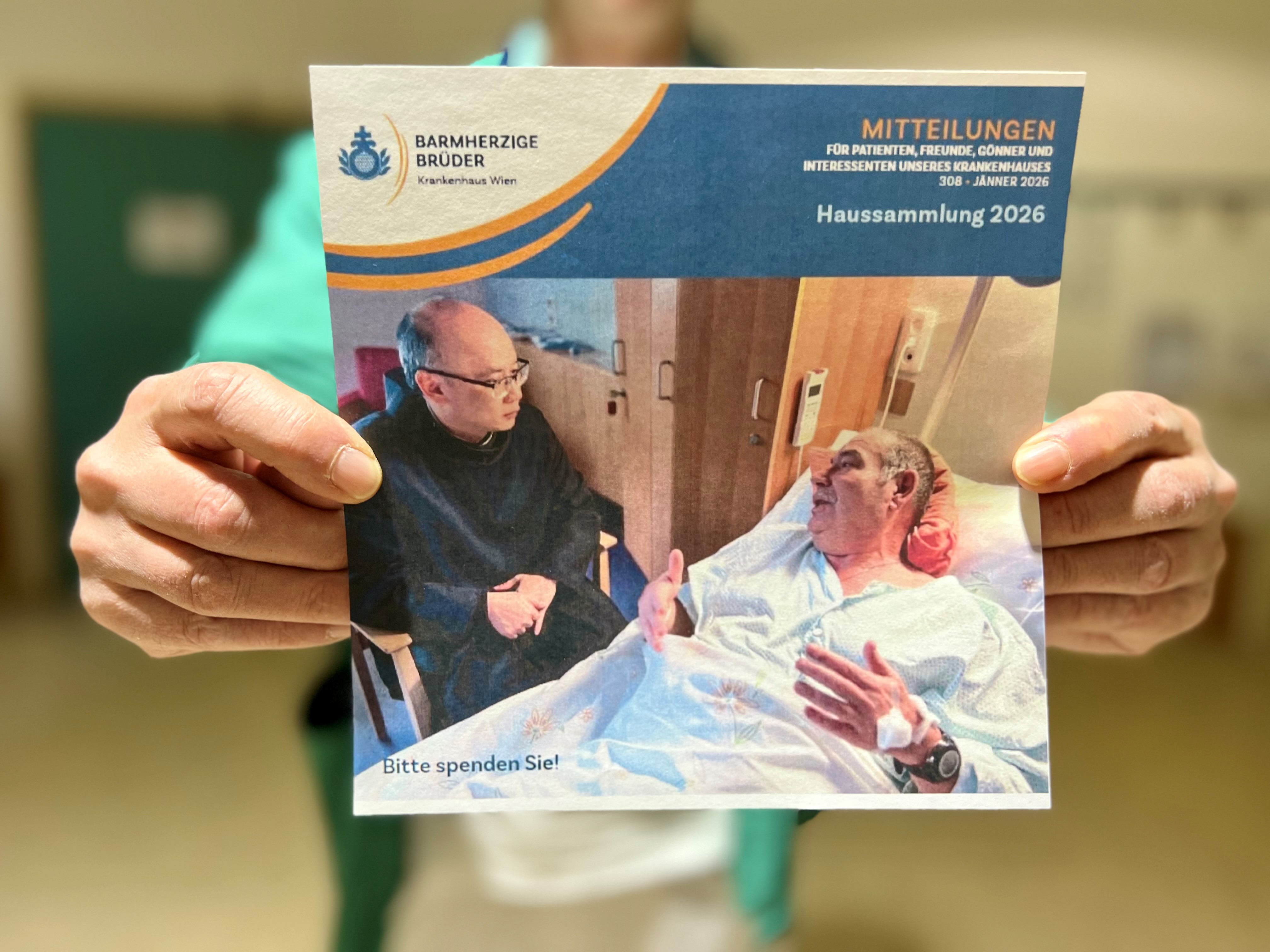 Mit der Haussammlung werden Spenden für die Versorgung der mittellosen Patient:innen gesammelt. 