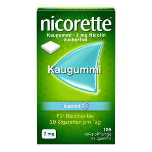 Nicorette Kaugummi Icemint 2mg 105 ST
