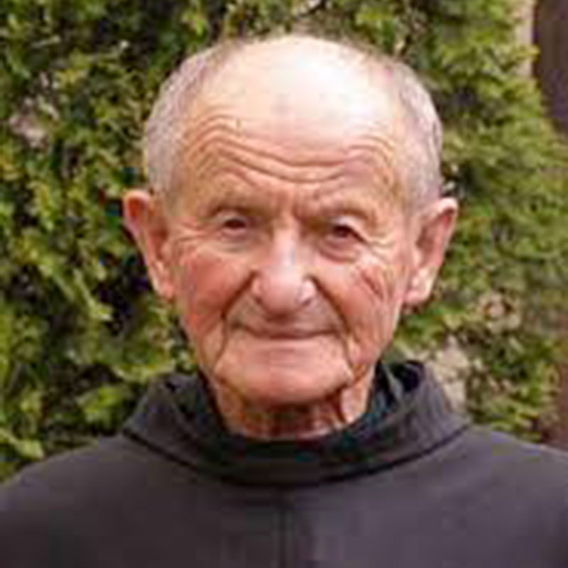 Das Bild zeigt Frater Joachim Niedbal (1916-2008).