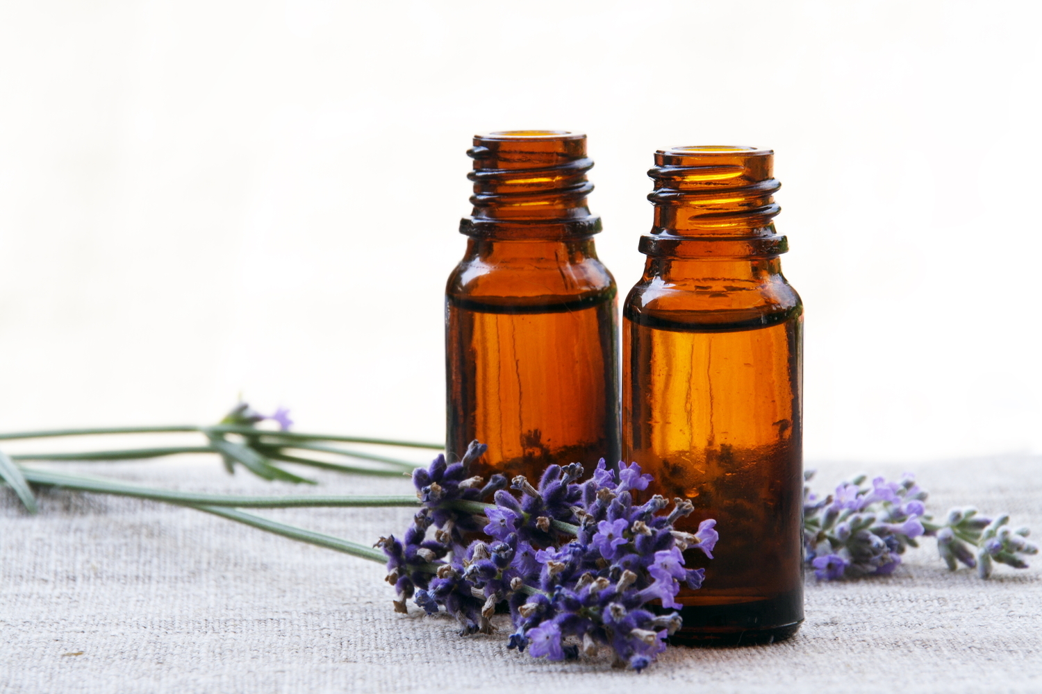 Aromatherapy Aroma Oil in Glass Bottles with Lavender