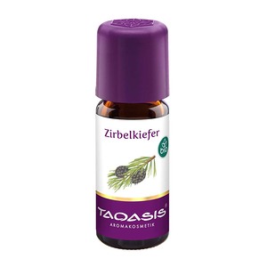 eine Flasche Ätherisches Öl Taoasis Bio Zirbelkiefer 10ML