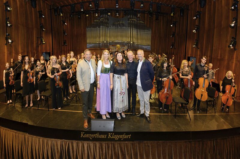 Sommernachtskonzert Elisabethinen-Krankenhaus Klagenfurt / (C) Thomas Hude, Thomas Hude Elisabethinen Allgemeines öffentliches Krankenhaus, Sommernachtskonzert, Konzerthaus Klagenfurt, 22.6.2023, Foto Thomas Hude, Katja kommt Agentur