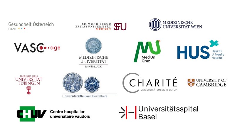 Kooperationspartner Gesundheit Österreich, Sigmund Freud Privatuniversität, Medizinische Universität Wien, Graz, Innsbruch,  Charité Berlin, University of Cambridge, Universitätsspital Basel und mehr