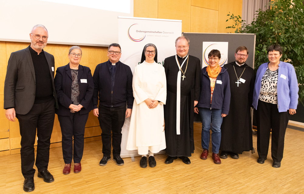 Das Bild zeigt die Vorstandsmitglieder der Österreichischen Ordenskonferenz.