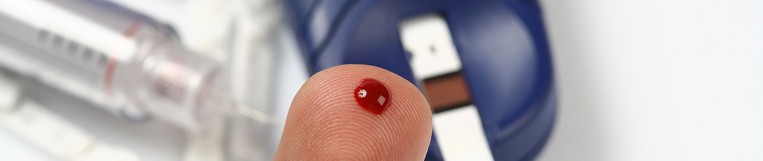 mehmetcan100800084.jpg - diabetic is doing a glucose level finger blood test